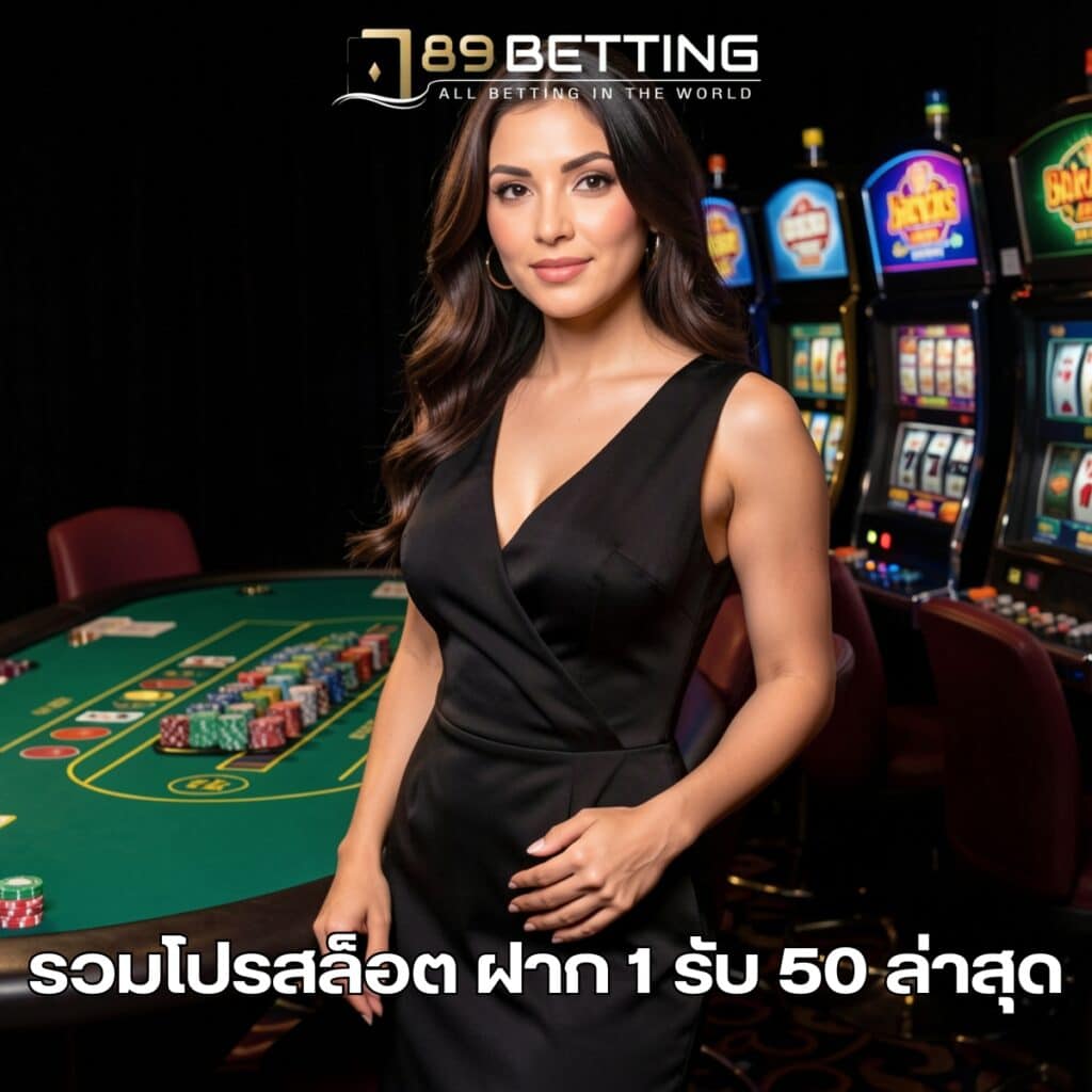 รวมโปรสล็อต ฝาก 1 รับ 50 ล่าสุด
